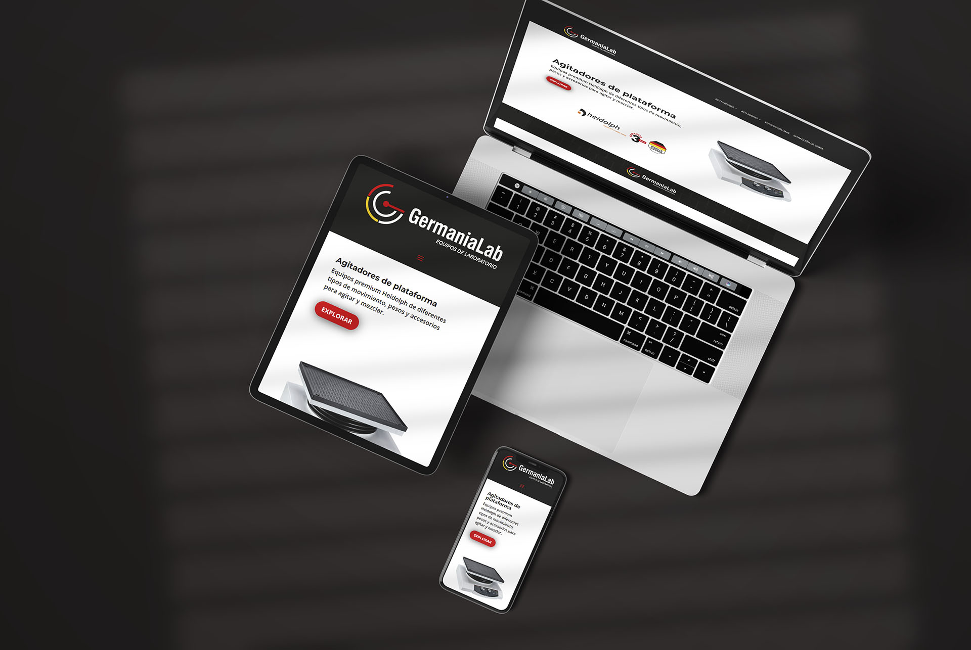 Proyecto Germania Lab realizado por Markadedo