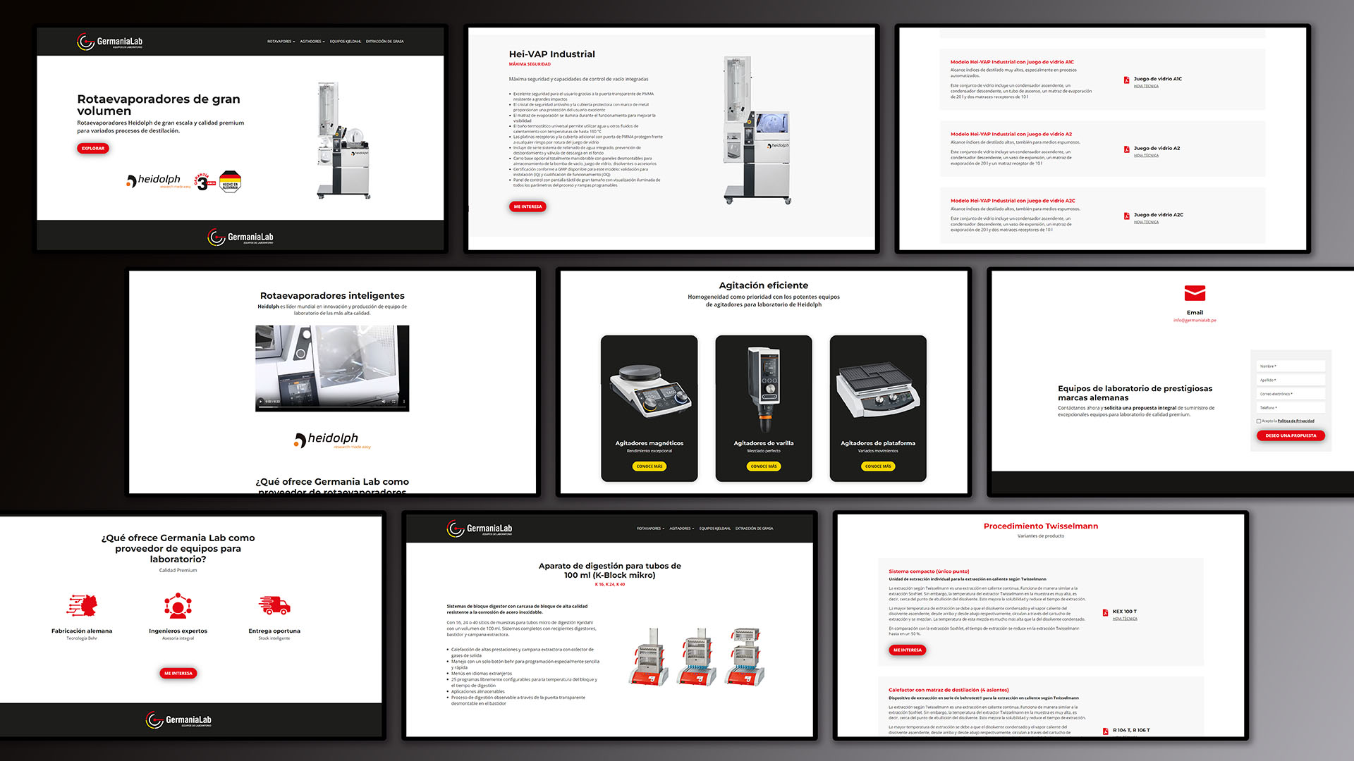 Proyecto Germania Lab realizado por Markadedo