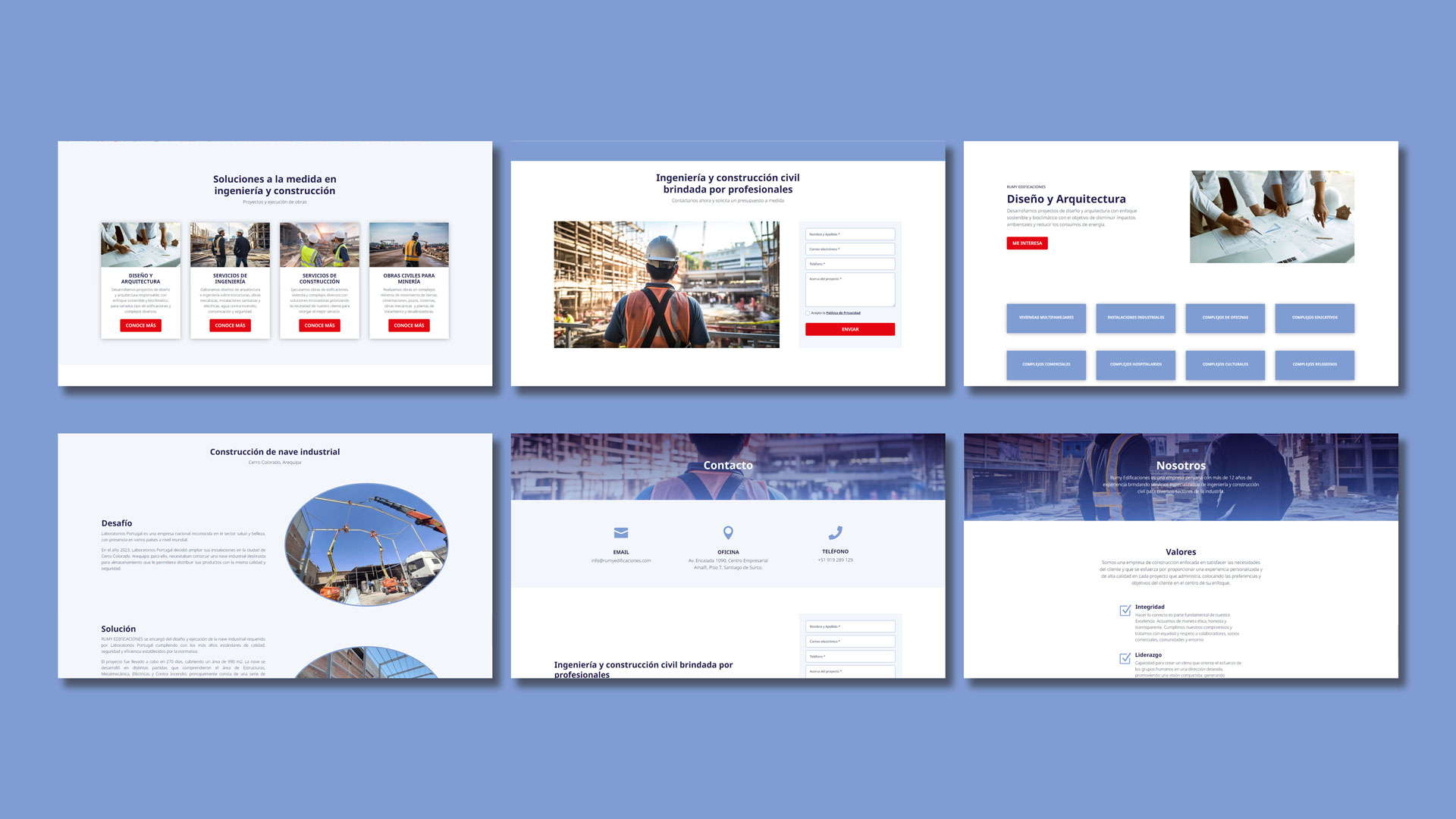 Proyecto Rumy Edificaciones realizado por Markadedo