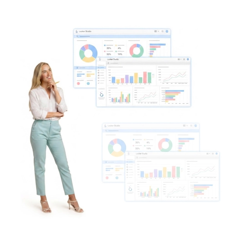 Creación de dashboards interactivos en Looker Studio - Markadedo, Agencia de Análisis de Datos.