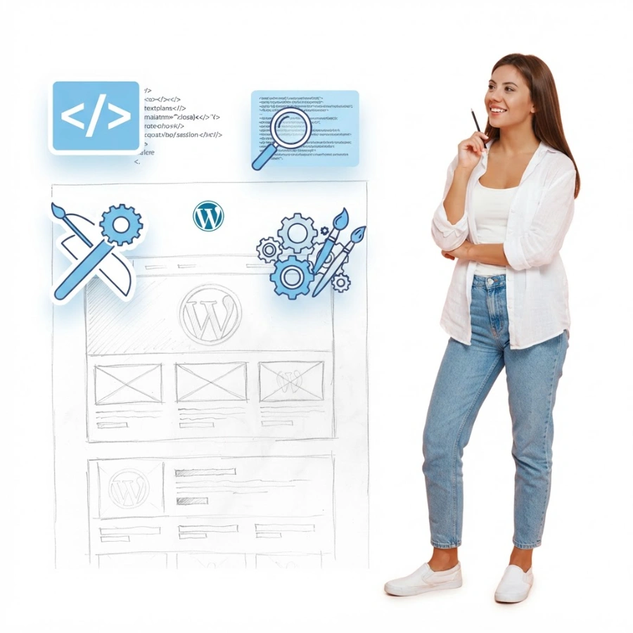 Diseño web a medida en WordPress y maquetación personalizada - Markadedo, Agencia WordPress.
